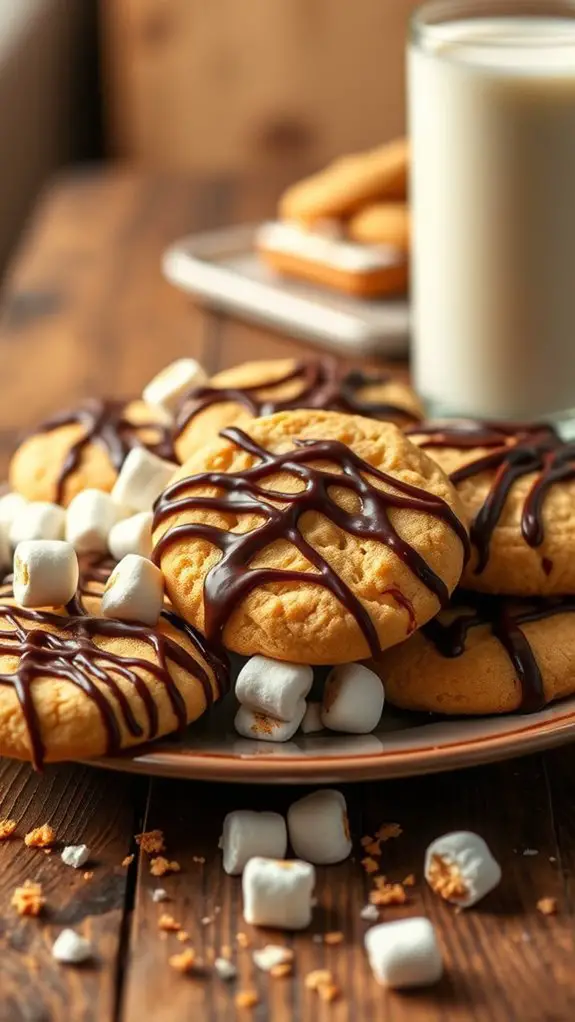 gooey chocolate graham treat