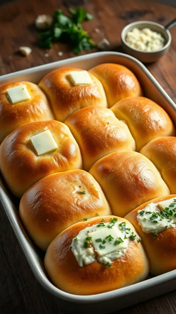 hawaiian roll garlic bread