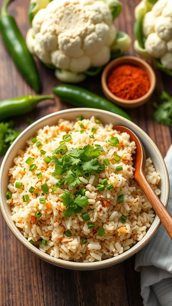 healthy mexican cauliflower dish