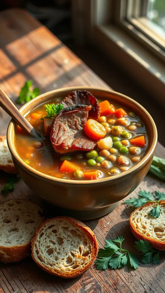 hearty black eyed pea soup