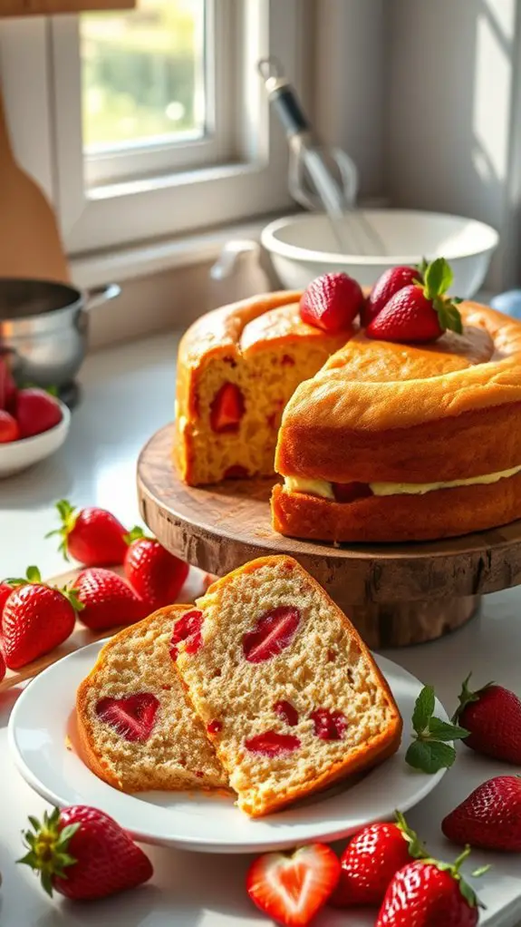 homemade strawberry cake recipe