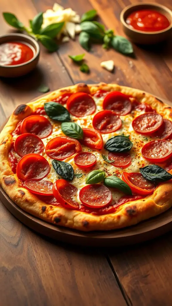 keto friendly chicken crust pizza