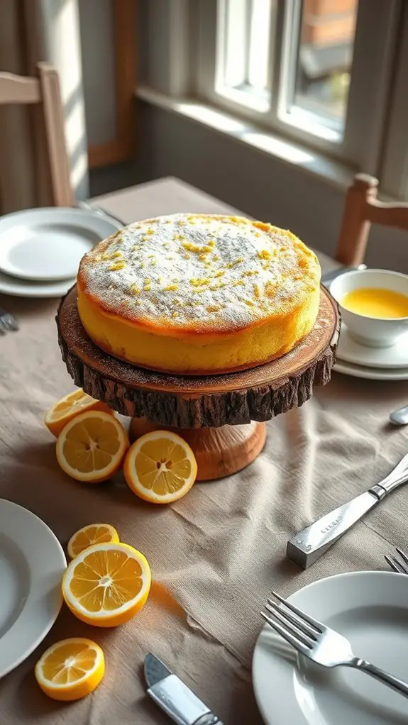 lemon flavored gluten free dessert