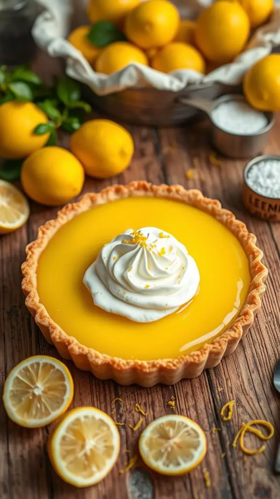 lemon pie with condensed milk