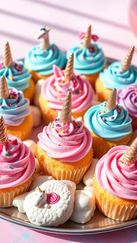 magical unicorn themed dessert
