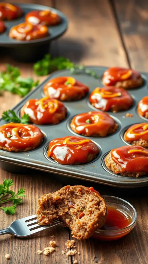 meatloaf baked in muffins