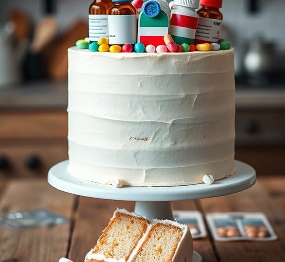 medicine themed dessert creation