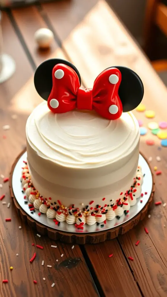 minnie mouse themed cake