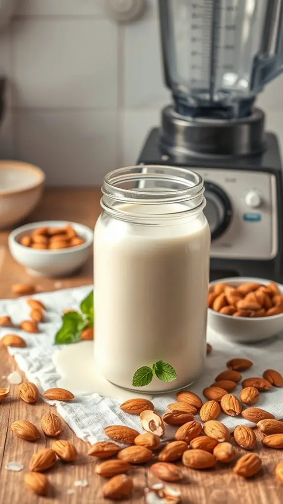 nutritious diy almond beverage