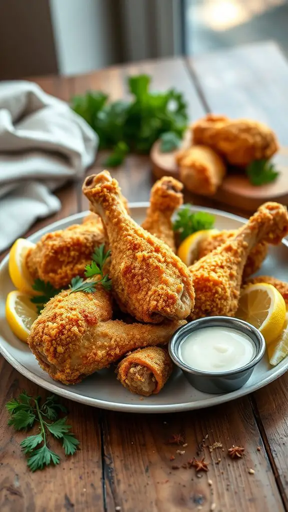 oven cooked crispy chicken