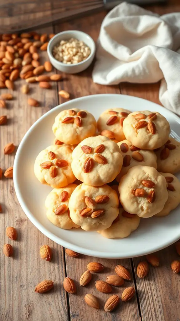 pine nut almond cookies