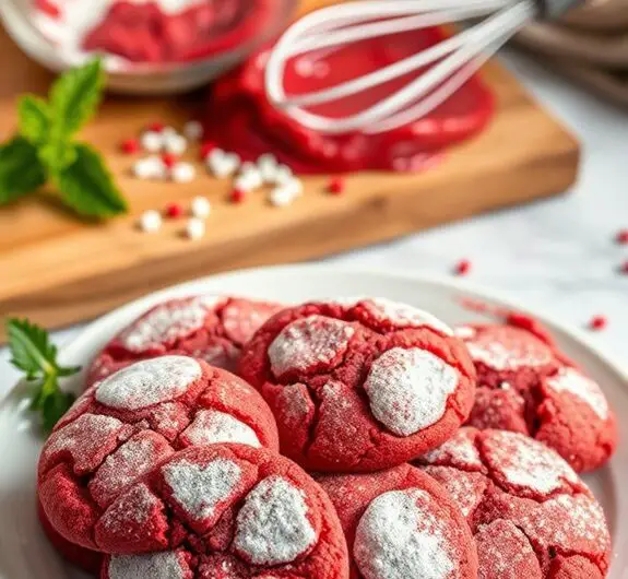 red velvet cake cookies