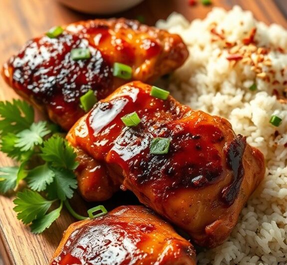 savory asian chicken thighs