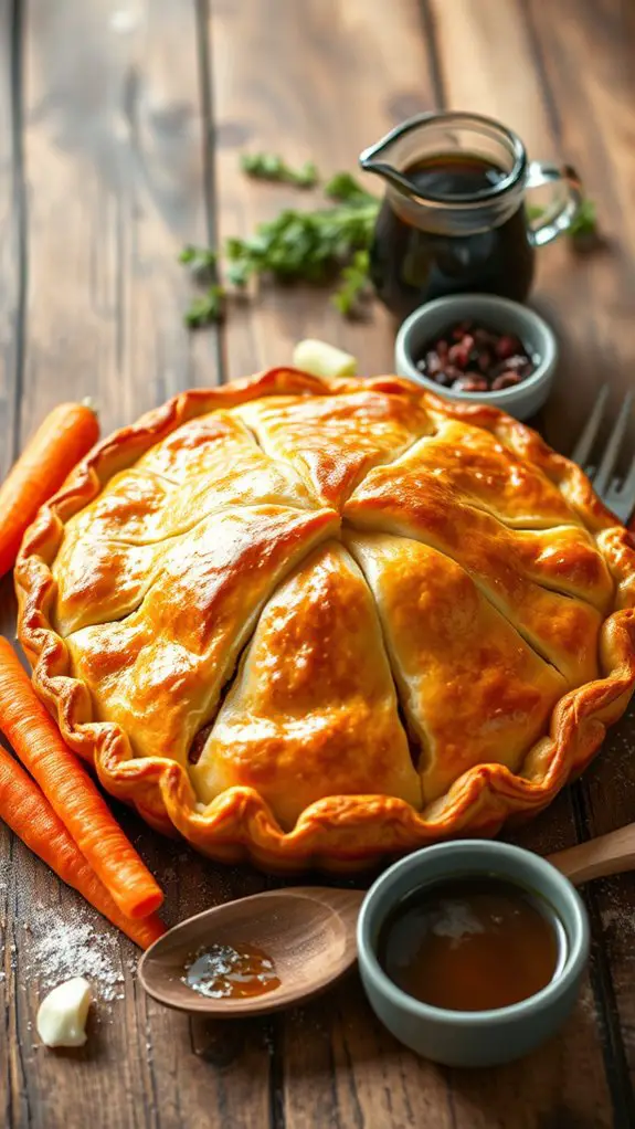 savory beef filled pastry