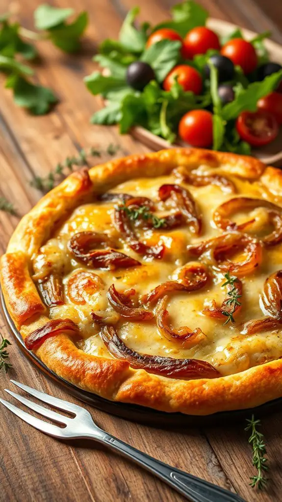 savory onion filled pastry