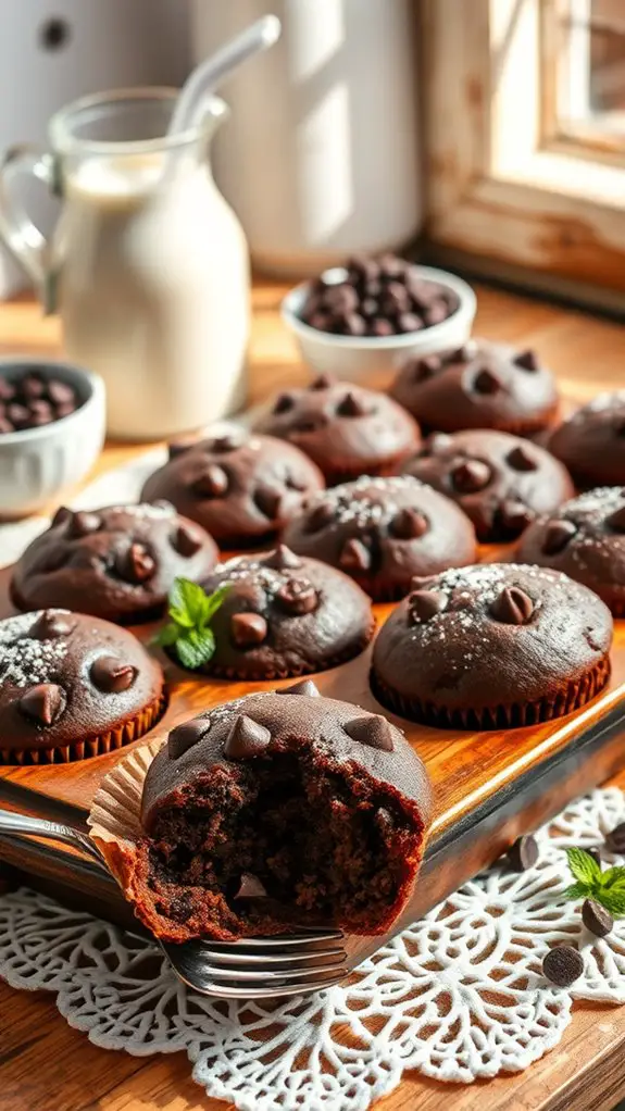 simple chocolate muffin recipe