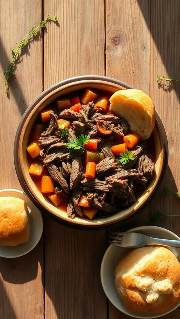 slow cooked beef roast