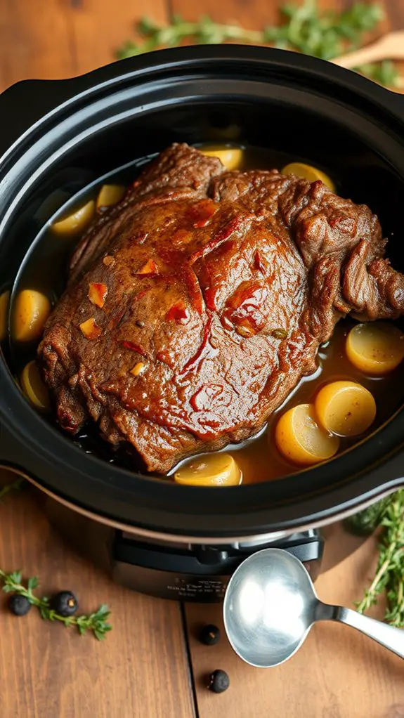 slow cooked beef roast recipe