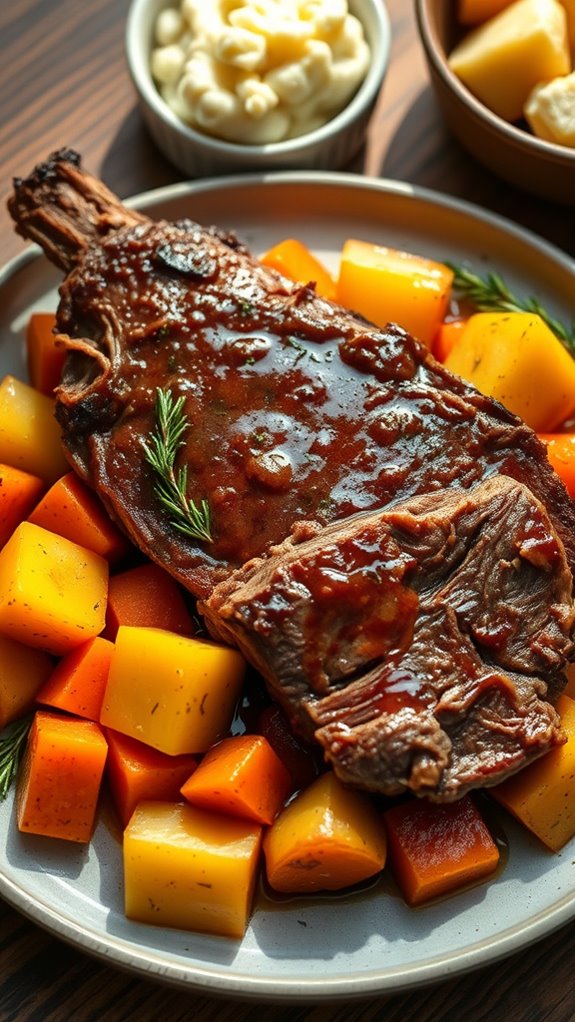 slow cooked tender beef roast