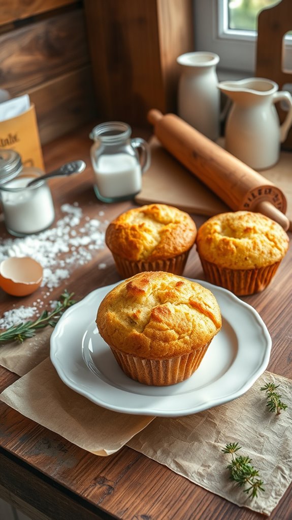 sourdough muffin baking instructions