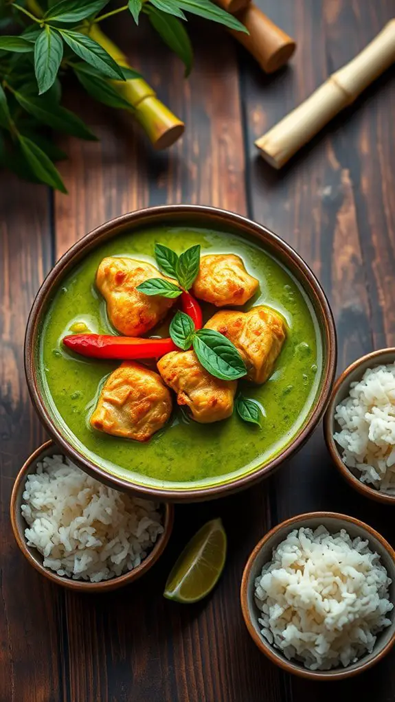 spicy coconut milk curry