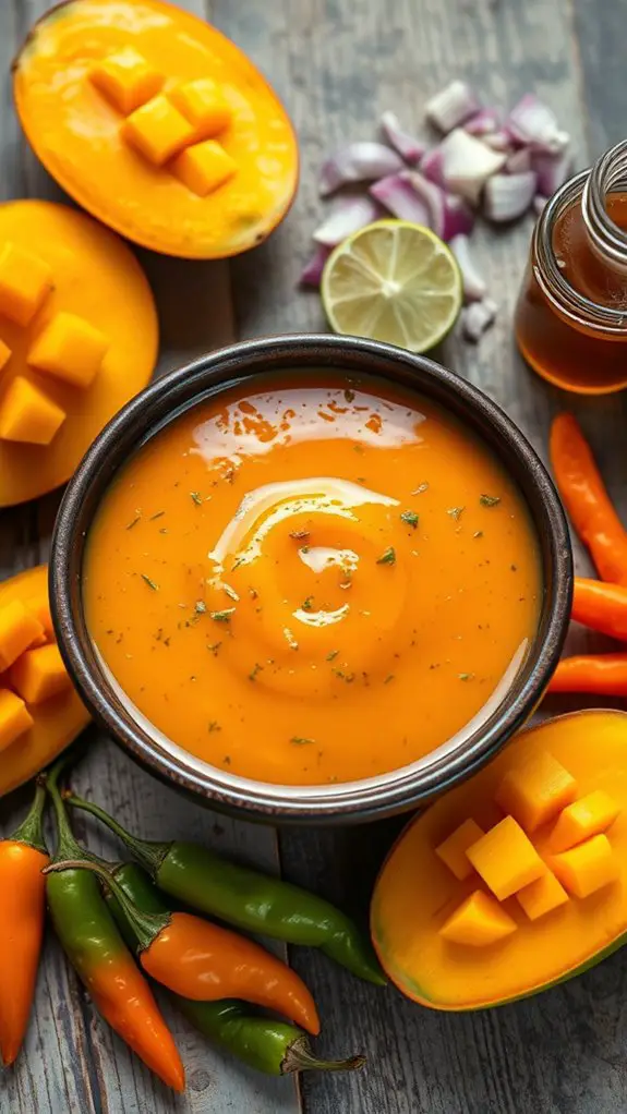 spicy mango habanero sauce