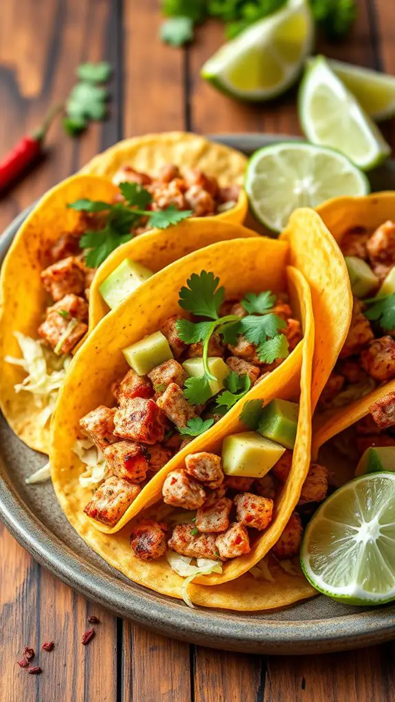 tuna filled taco delight