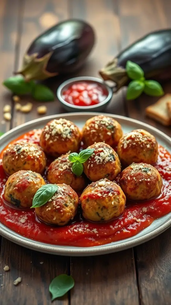 vegetarian eggplant meatball recipe