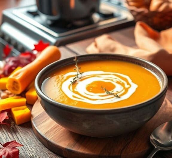 warm hearty seasonal soup