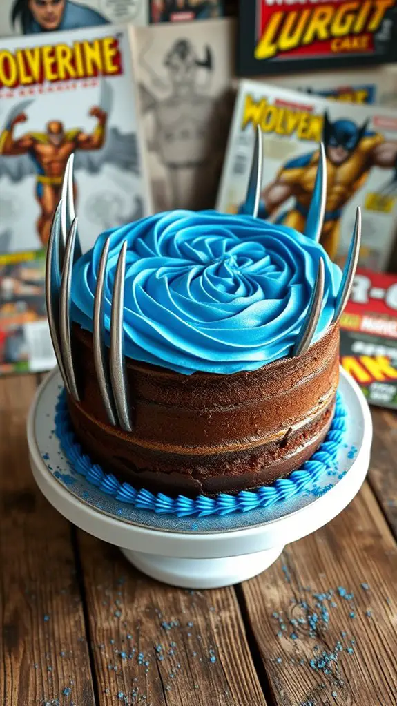 wolverine themed cake design